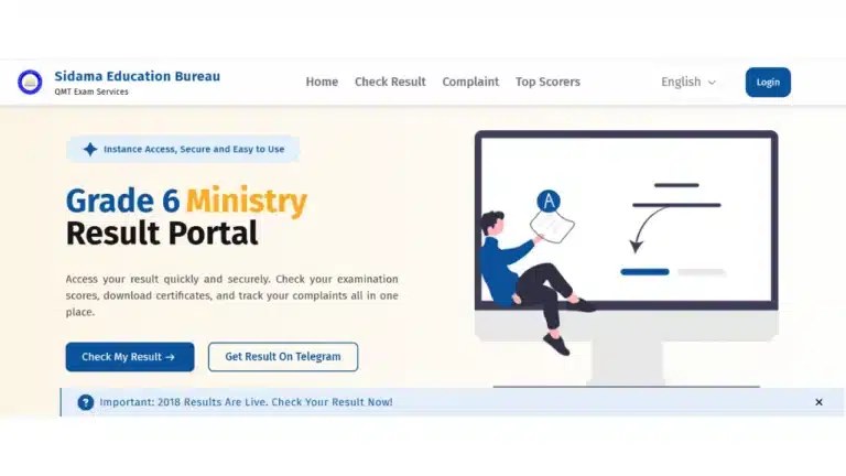 Sidama Grade 6 Exam Result 2018 Announced