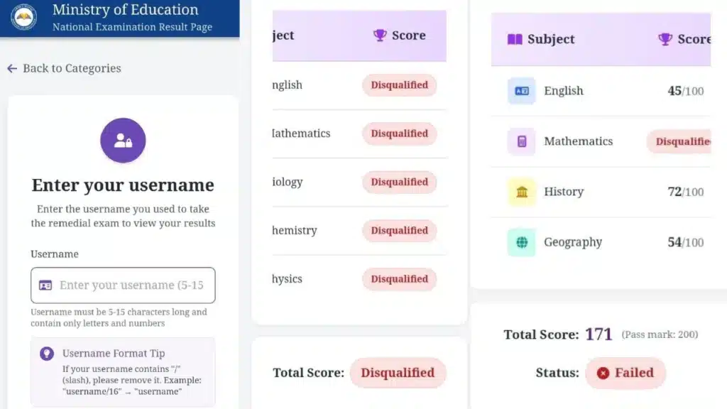 How to Complain About Ethiopian Remedial Exam Disqualified Result